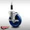 Service Caster 5'' SS Solid Poly Swivel 7/8'' Expanding Stem Caster with Brake SCC-SSEX20S514-SPUS-TLB-78 - alternate 4